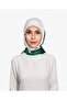 Striped Leopard Print Scarf - Green - 4