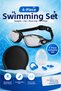 Set of 4 Adult Mirrored Colored Swimming Goggles