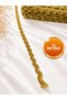 Sim Zikzak Gold-Gold Decorative Strip - 0.8 cm Width - 15 Meters Length - 2