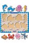 Wooden Turkish Farm Animals-Jungle Animals-Sea Creatures-Dinosaurs Set of 4 Animals Educational-Learning Puzzle - 7