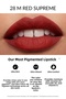 Ultra Matte Marvellous Mocha, Red Supreme and Pure Pink Triple Lipstick Pack - 3