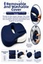 Orthopedic Seat Cushion – Memory Visco Foam Coccyx Support Pillow, Ergonomic Office and Car Seat Cushion for Long-Sitting - 5