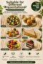 100-Piece Ecological Wooden Cutlery Set 16 cm Disposable Invitation Party Organization Tableware Set - 5
