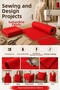 Red Gabardine Fabric, Suitable for Making Bags, Canvas, Punchwork, Embroidery, Curtains, Tarpaulin, and Sunshades. Width: 170cm - 7