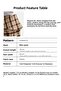Women's Coffee Plaid W6-16 Palazzo Fit Skirt Detailed Design Trousers - 6