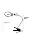 2.5x90 Mm 5x24 Mm Magnifying Glass , Tabletop Magnifying Glass with Latch Metal Hose - 4