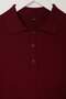 Bordo Regular/Normal Kesim Özel İplik Premium Basic Triko Polo Yaka T-shirt TMNSS26PO00044 - 7
