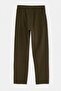 Haki Kot Görünümlü Straight Fit Erkek Pantolon TMNAW27PL00003 - 11