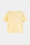 Açık Sarı Düz Regular Bisiklet Yaka Standart Kol İnterlok Örme T-Shirt TWOSS26TS00064 - 7