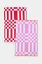 2-Piece Geometric Patterned Kitchen Towels 35X55Cm Tphaw27Mh00002 - 3
