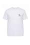 White Slim Fit Star Printed 100% Cotton T-Shirt Tmnss26Ts00089 - 4