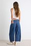 Çok Renkli Normal Bel Dikiş Detaylı Kapri Jeans TWOSS26JE00370 - 5