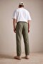 Haki Beli Lastikli Straight Erkek Pantolon TMNSS26PL00040 - 2