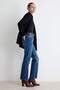 Premium Koyu Mavi Az Esnek Normal Bel Slim Straight Jeans TWOAW27JE00072 - 2