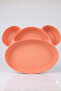 Pink Baby Food Plate Set with Mouse Figure and 4 Compartments - Educational Spoon and Fork Set Bpa-Free - 5