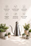 Premium Stainless Steel Plant Watering Can 1.1 L |   Controlled Collapse |   Stylish and Durable Pitcher - 2
