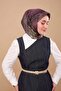 Tivil Pure Silk 11484 - 29 Purple Line Pattern - 3