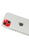 Iphone 13 rainbow camera lens protection glass - red