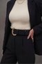 İtal Gold Buckle Women's Belt, Jacket Belt, Trouser Belt. - 3