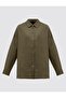 Khaki 100% Linen Straight Cut Long Sleeve Woven Shirt - 7