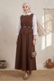 Asile Vest Skirt Double Set 1341 - Bitter Brown