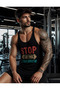 Stop Fitness Gym Tank Top Athlete Undershirt