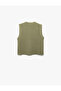 Applique Detailed Crew Neck Sleeveless Knitwear Vest - 4