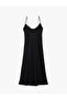 Slit Draped Button Degaje Neckline Jewel Long Dress - 5