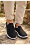 Men's Black and White Knitwear Aqua Summer Sneaker Shoes - 5