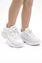 Automatic Lace-Up White Children's Sports Shoes - 2