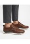 Men's Tan Genuine Leather Lace-Up Casual Shoes Non-Slip Sole Orthopedic 580 - 5