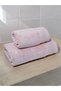 Cascade Towel Set Pack of 2 | Bath Towel 70x140cm & Hand Towel 50x90cm | 100% Cotton 750 GSM | Pink - 3