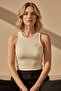 Yellow Halter Neck Bow Detailed Tank Top