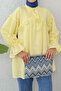 Embroidery Detailed Tunic 2311 - Yellow - 3