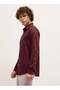 Men's Maroon Tailored Fit Solid Formal Shirt for Every Occasion - 4