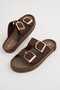 Goldy Women's Double Buckle Adjustable Comfortable Sole Daily Slippers - 2