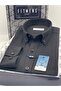 Slim Fit Long Sleeve Diamond Pattern Sleeve Embroidered Collar Buttoned Stylish Men's Shirt with Gift Box Fs-004200 - - 8