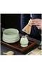 4-Piece Traditional Tea Set with Ceramic Bowl, Bamboo Scoop, Whisk and Holder - 2