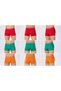 Men's Boxer 3-Pack Tropical Premium Collection - Red Green Orange - 3
