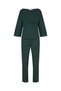 Women's Reference Fit Knitted Top and Bottom Two-Piece Set Dark Green - Comfortable Fit |   Breathable Fabric |   4 Seasons - 5