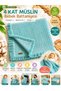 100% Cotton 4 Layer Muslin Mint Green Baby Blanket 90X120 cm - Seasonal Baby Blanket - Oscar