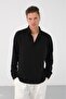 Men's Regular Fit Linen Look Shirt