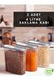 Erzak Bakliyat Self-Covering Pantry Storage Container 2 Pcs Set Luxury Stylish Dowry Set 4Lt Food Container - 3
