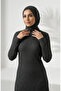 Bubble Fabric Relaxed Fit Tunic 0506-03 Black - 3
