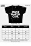 Most Hated Girl Printed Crop T-Shirt - 3