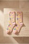 Women's 6-Piece Fruit Patterned Socket - 6