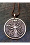 Goddess Hecate Special Design Double Sided Copper Engraving Wiccan Pendant - 7