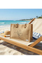 Organic Straw Beach and Daily Shoulder Bag Kelebek - 3