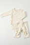 Honey Beetle Organic Cotton Newborn Mini Hospital Discharge Set-cream - 2