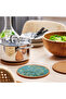 Van Gogh Almond Tree Mushroom Coaster Pot and Pan Base 19cm Diameter 1cm Thickness - 3
